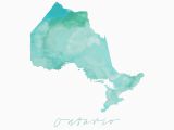 Toronto Canada On A Map Ontario Map Ontario Canada Map Canada Gift Ontario Map