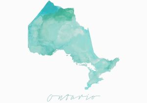 Toronto Canada On A Map Ontario Map Ontario Canada Map Canada Gift Ontario Map