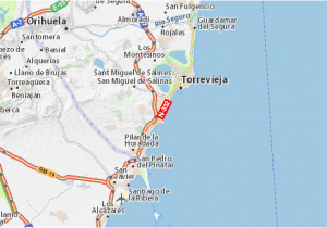 Torrevieja Spain Map Map Of Playa Flamenca Michelin Playa Flamenca Map Viamichelin