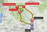 Tour De France 2014 Yorkshire Route Map tour De France Route 2014 Guide to British Stages Of Le