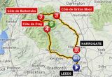 Tour De France Climbs Map tour De France Route 2014 Guide to British Stages Of Le