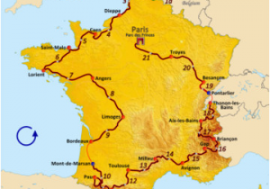 Tour De France Map Route 1960 tour De France Revolvy