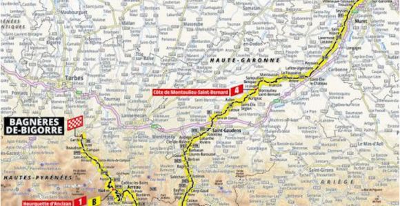 Tour De France Stage 12 Map A 2019 Es tour De France Aotvonala Terkepek Szintrajzok Flowcycle