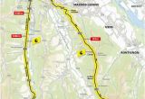 Tour De France Stage 13 Map 13 Etapa Pau Pau tour De France 2019
