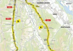 Tour De France Stage 13 Map 13 Etapa Pau Pau tour De France 2019