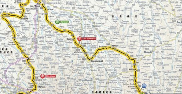 Tour De France Stage 18 Map Sprint Z Widokiem Zapowiedao 18 Etapu tour De France 2018