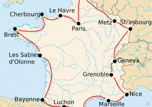 Tour De France Stage 4 Map 1919 tour De France Wikipedia