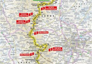 Tour De France Stage 8 Map 8 Etapa Ma Con Saint A Tienne tour De France 2019