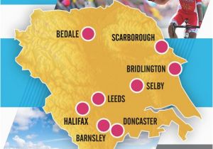 Tour De France Yorkshire Route Map Start and Finish Locations for 2019 tour De Yorkshire Announced