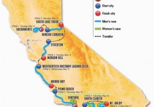 Tour Of California Route Map 2019 Amgen tour Of California Live Video Preview Startlist Route