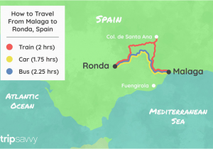 Tourist Map Of Ronda Spain How to Get From Malaga to Ronda by Bus Car or Train