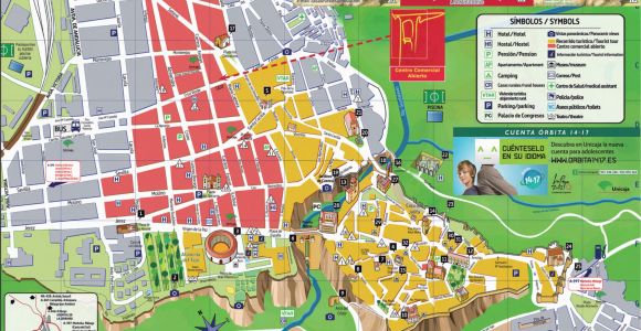 Tourist Map Of Ronda Spain Ronda Spain Blog About Interesting Places