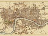 Town Map Of England Map Of somerset County Old Map Of somerset Fine Print On Paper or