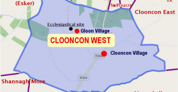 Townland Maps northern Ireland Clooncon West