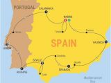 Trafalgar Spain Map where is Portugal On the Map Elegant Highlights Of Spain and