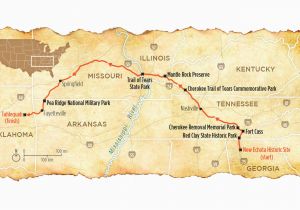 Trail Of Tears Tennessee Map Following In their Footsteps A National Parks Conservation association