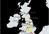 Train Ireland Map List Of Countries by Rail Transport Network Size Revolvy