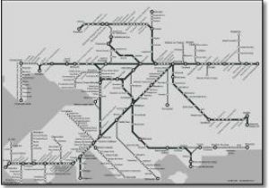 Train Line Map England Great Western Train Rail Maps