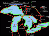 Train Map Canada Canadian Adventure Vacations Fishing Region In northern Ontario