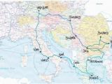 Train Maps Europe Pinterest