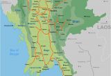 Train Maps France Myanmar Rail Map by Seacitymaps Com southeast asia Railways In