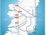 Train Travel In Ireland Map Irish Rail Map 2010 Grannymar Travel Train Map Travel