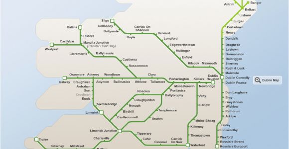 Train Travel In Ireland Map Map Of Ireland Road Network Download them and Print