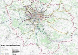 Trains France Map Transilien Wikipedia