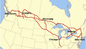 Trains In Canada Map Canadian Pacific Railway Wikipedia