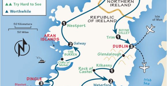 Trains In Ireland Route Map Ireland Itinerary where to Go In Ireland by Rick Steves