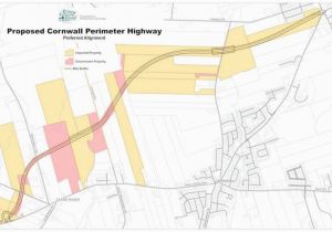 Trans Canada Highway Map Cornwall bypass Route Unveiled Local News the Guardian