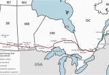 Trans Canada Pipeline Map Pipelines In Canada the Canadian Encyclopedia