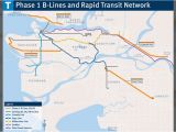 Translink Canada Line Map Translink to Add 4 New B Line Bus Routes by End Of 2019