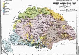 Transylvania Europe Map 1880 Ethnic Groups Of the Hungarian Kingdom Mapmania