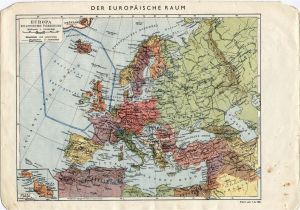 Transylvania Europe Map 1941 German Map Of Europe with A forbidden Zone Around Uk