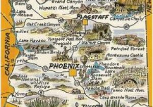 Travel Map Of Arizona 162 Best Maps Images Maps Cartography City