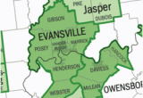 Tri-state Map Ohio Indiana Kentucky Evansville Indiana Wikipedia