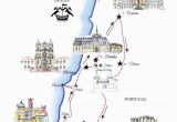Trip Planner Map Europe Portugal Road Trip Map A Road Trip Itinerary Around Lisbon