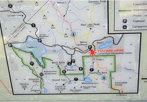 Truckee California Map Map at the Trailhead Picture Of Carson Pass south Lake Tahoe