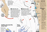 Tsunami Map oregon How Offshore Quake Could Create O C Tsunami Graphic Earth