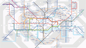 Tube Station Map for London England Tube Map Transport for London