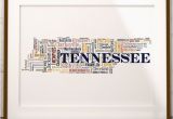 Tullahoma Tennessee Map Tennessee Map Art Tennessee Art Print Tennessee City Map