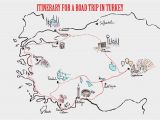 Turkey On Map Of Europe Itineraries for A Road Trip In Turkey Travel Europe Road