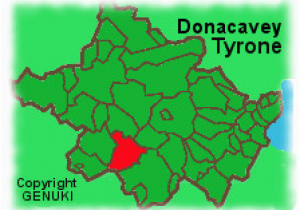 Tyrone Ireland Map Map Map Showing the Location Of Donacavey In County Tyrone