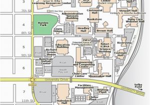 U Of Minnesota Campus Map Campus Map St Cloud State University