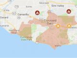 Uc In California Map Map Of Woolsey and Hill Fires Updated Perimeters Evacuation Zones