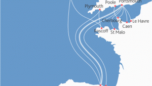 Uk to France Ferry Routes Map Maps Driving Directions Santander Portsmouth