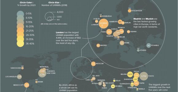 Ultra Europe Map Map Cities with the Most Ultra Rich Residents Mapped the