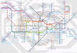 Underground Map Of London England Tube Map Transport for London