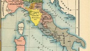Unification Of Italy Map Italy From 1815 to the Present Day 1905 by Friedrich Wilhelm